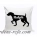 JDS Personalized Gifts Personalized Springer Spaniel Silhouette Throw Pillow JMSI2461
